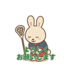 チームで使えるラクロススタンプ（個別スタンプ：3）