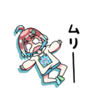 かあさんと娘たち8～がんばれない回～（個別スタンプ：8）