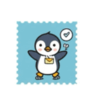 ぺんぽこ（飛びたいペンギン）（個別スタンプ：12）