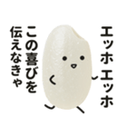 エッホエッホ！おこめちゃん♡（個別スタンプ：11）