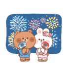 カナ＆カキ : 雨と夏 2（個別スタンプ：32）