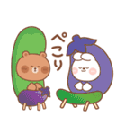 カナ＆カキ : 雨と夏 2（個別スタンプ：38）