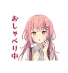 片付け応援★ふんわりかわいい女の子（個別スタンプ：38）