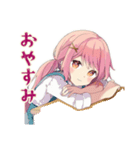 片付け応援★ふんわりかわいい女の子（個別スタンプ：40）