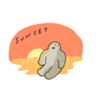 夏のもぐら人間（個別スタンプ：32）