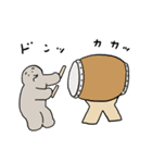 夏のもぐら人間（個別スタンプ：35）