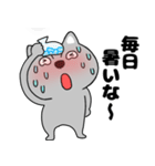 【夏】ネコ三兄弟二郎29（個別スタンプ：5）