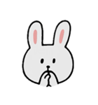 いろんなかおのうさぎさん。（個別スタンプ：8）