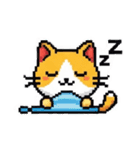 ドット絵猫LINEスタンプ（個別スタンプ：29）