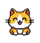 ドット絵猫LINEスタンプ（個別スタンプ：30）