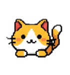ドット絵猫LINEスタンプ（個別スタンプ：31）