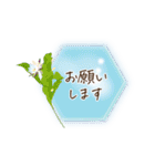 夏咲く花＊挨拶スタンプ（個別スタンプ：21）