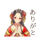 SNS疲れな花魁インフルエンサー（個別スタンプ：3）