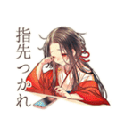 SNS疲れな花魁インフルエンサー（個別スタンプ：16）
