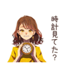 遅刻しがち丸の内OLの言い訳♡（個別スタンプ：5）