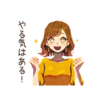 遅刻しがち丸の内OLの言い訳♡（個別スタンプ：32）