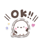 シールでペタッ❤️ずっと使えるシマエナガ（個別スタンプ：6）