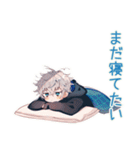 パーカー男子の休日だらだら（個別スタンプ：5）