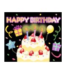 飛び出す♩大人の誕生日＆年中イベント♡（個別スタンプ：1）