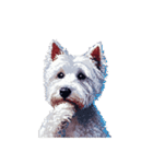 無言でウェストハイランドホワイトテリア（個別スタンプ：26）