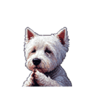 無言でウェストハイランドホワイトテリア（個別スタンプ：29）