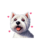 無言でウェストハイランドホワイトテリア（個別スタンプ：31）