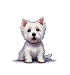 無言でウェストハイランドホワイトテリア（個別スタンプ：32）