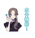 しっかり者な女子の夏★毎日使える（個別スタンプ：5）