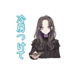 しっかり者な女子の夏★毎日使える（個別スタンプ：16）