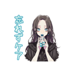 しっかり者な女子の夏★毎日使える（個別スタンプ：34）