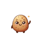 ポテトくん今日は話したくない（個別スタンプ：2）