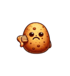ポテトくん今日は話したくない（個別スタンプ：6）