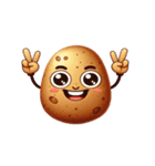 ポテトくん今日は話したくない（個別スタンプ：12）