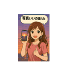 海へお出かけスタンプ（個別スタンプ：15）