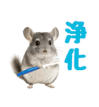 チンチラが伝えるMOFUな日常（個別スタンプ：39）