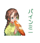 アオザイ女子のベトナム旅日記♡（個別スタンプ：5）