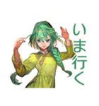 アオザイ女子のベトナム旅日記♡（個別スタンプ：27）