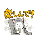 中高年ねこ でか文字版（個別スタンプ：33）