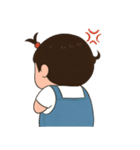 三つ編みのぽっちゃりした女の子 V.2（個別スタンプ：35）