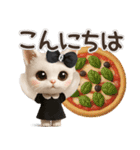 毎日ずっ〜と使える★愛猫のご挨拶【3D】（個別スタンプ：8）