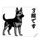 犬の メッセージ スタンプ 41（個別スタンプ：16）