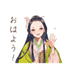 小町さんの雅な推し活応援（個別スタンプ：2）