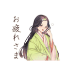 小町さんの雅な推し活応援（個別スタンプ：32）