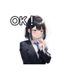 失職絶望女子（個別スタンプ：9）