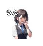 失職絶望女子（個別スタンプ：38）