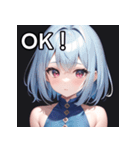 青龍ファッション女子（個別スタンプ：9）