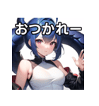 青龍ファッション女子（個別スタンプ：35）