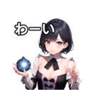 マジシャンファッション女子（個別スタンプ：14）