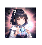 マジシャンファッション女子（個別スタンプ：17）
