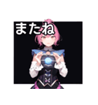 マジシャンファッション女子（個別スタンプ：23）